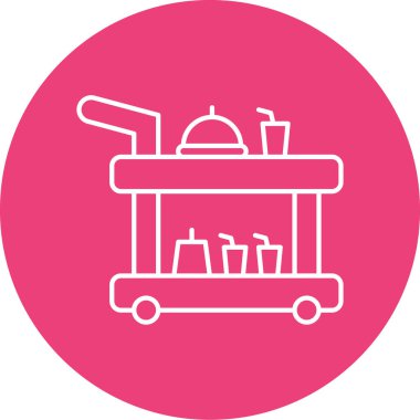 Havaalanı simgesinin vektör illüstrasyonu