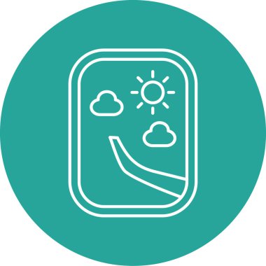 Hava simgesinin vektör illüstrasyonu