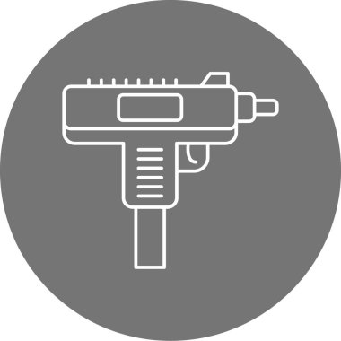 Yapı aracı simgesinin vektör illüstrasyonu