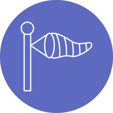 Bayrak simgesinin vektör illüstrasyonu