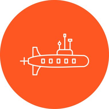 Gemi simgesinin vektör illüstrasyonu