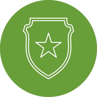 kalkan simgesi, vektör illüstrasyonu