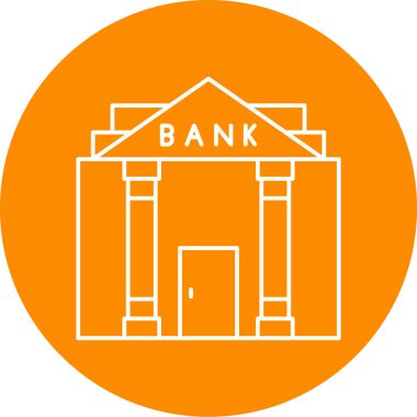 Modern yapı simgesinin vektör illüstrasyonu