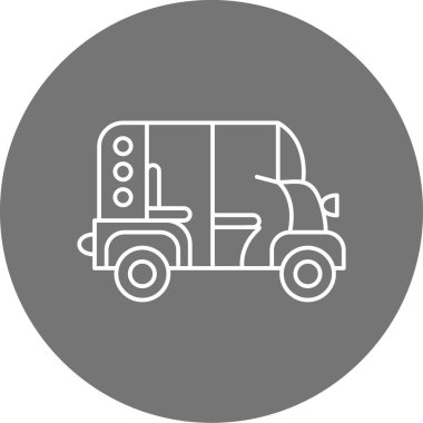 Modern otomatik simgenin vektör illüstrasyonu