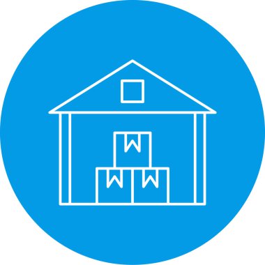 Modern ev simgesinin vektör illüstrasyonu