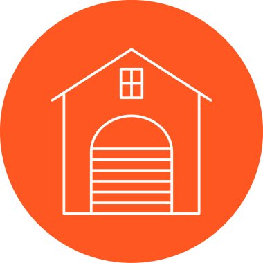 Modern ev simgesinin vektör illüstrasyonu