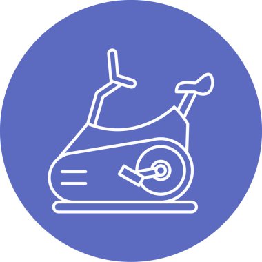 Spor simülatörü, kişisel ve ticari kullanım için illüstrasyon simgesi