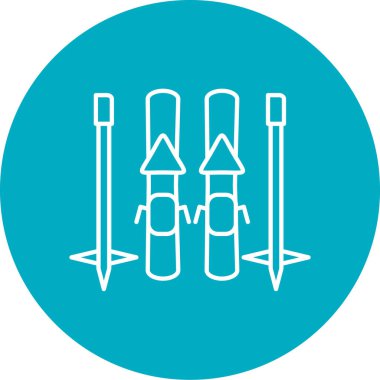 Modern spor simgesinin vektör illüstrasyonu