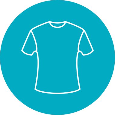 Tişört ikonu. vektör illüstrasyonu