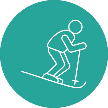 Kayak simge vektör çizim