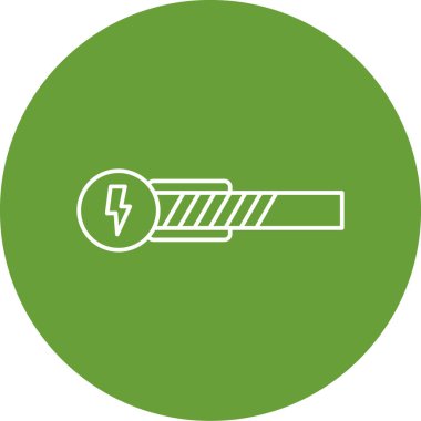 Tek bir simgenin vektör illüstrasyonu