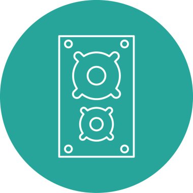 vektör cd simgesi, basit moda tasarım kavramı