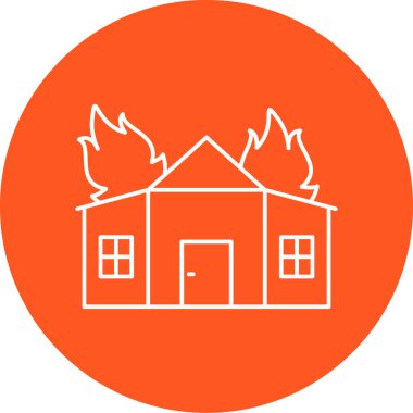 ateş vektörü illüstrasyonu, simge element arkaplanı