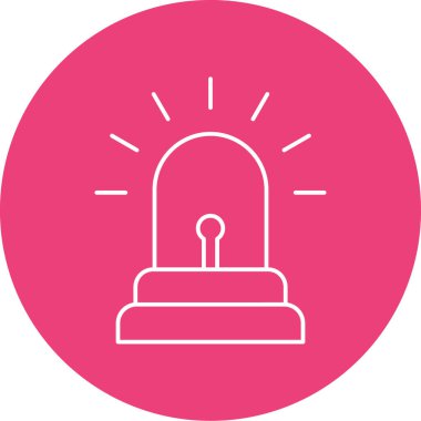 Basit alarm simgesinin vektör çizimi