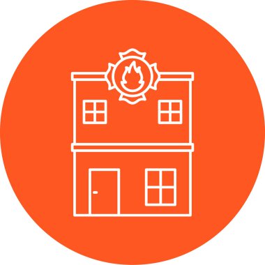 Modern yapı simgesinin vektör illüstrasyonu 