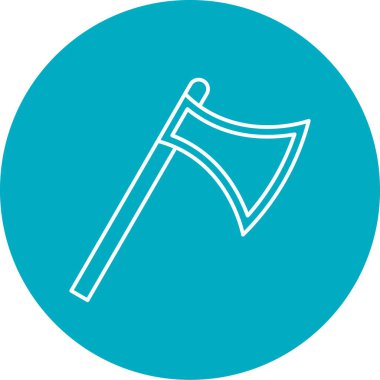 Balta simgesinin vektör illüstrasyonu