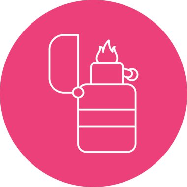 Tek ateşlemeli simge vektör çizim