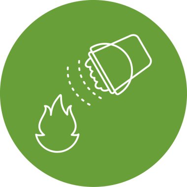 Tek ateşlemeli simge vektör çizim