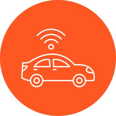 Modern otomatik simgenin vektör illüstrasyonu