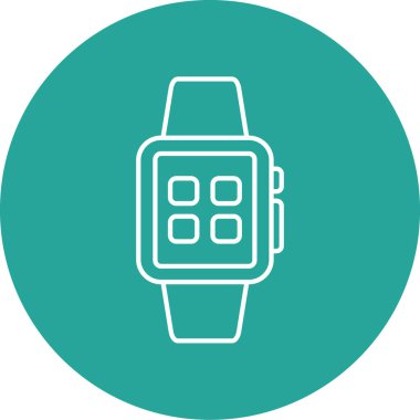 Akıllı saat simgesinin vektör çizimi