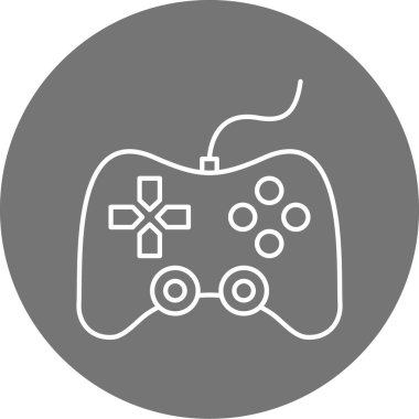 Oyun kolu. Web simgesi basit illüstrasyon