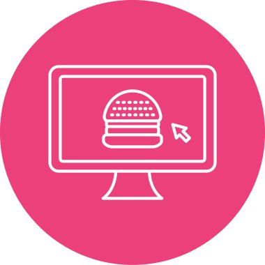 seo modern simgesinin vektör illüstrasyonu