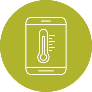 Vektör illüstrasyonu, uygulama simgesi ögesi