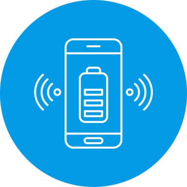 akıllı telefon simgesi vektör illüstrasyonu