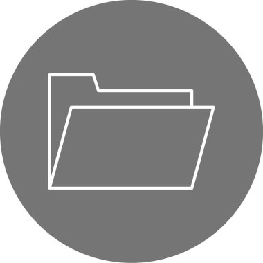 Dosya. Web simgesi basit illüstrasyon