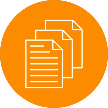 Dosya simgesinin vektör illüstrasyonu