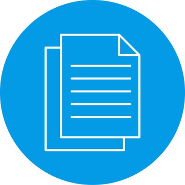 Vektör belgesi Simge illüstrasyonu