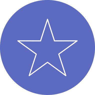 yıldız simgesi, vektör çizimi