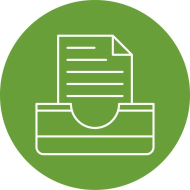 Vektör belgesi Simge illüstrasyonu