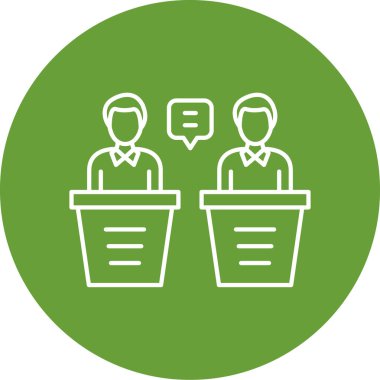 İş ve finans simgesinin vektör illüstrasyonu