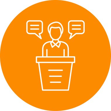 Basit simgenin vektör illüstrasyonu