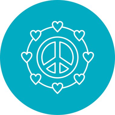 Kalp. Web simgesi basit tasarım