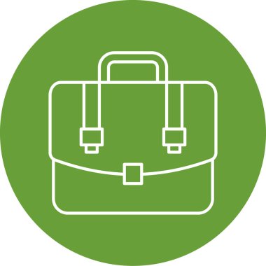 evrak çantası simgesi, vektör illüstrasyonu