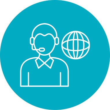 seo modern simgesinin vektör illüstrasyonu