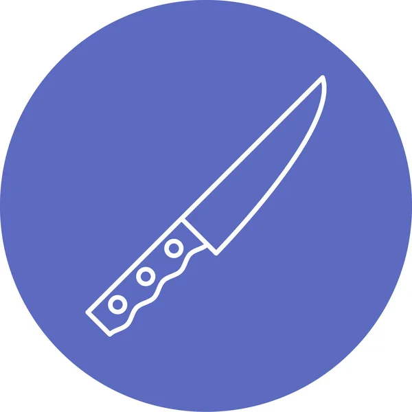 Knife Icon Vector Illustration — Stock Vector