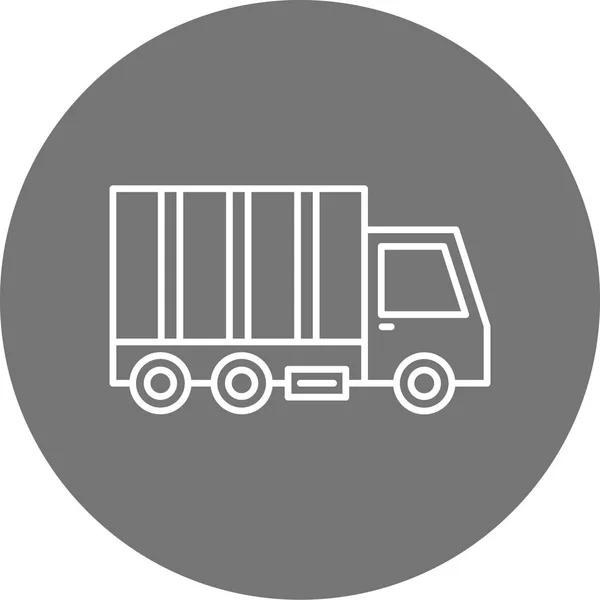 Icono Del Camión Ilustración Del Vector — Vector de stock