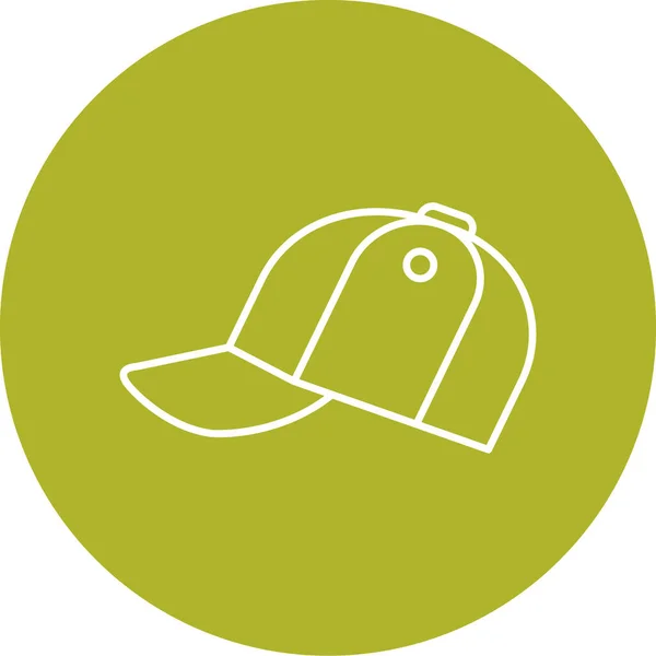 帽子のアイコンのベクトル図 — ストックベクタ