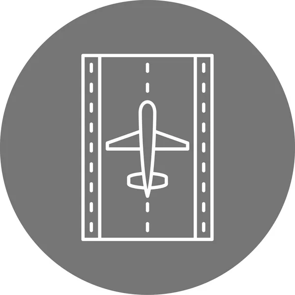 Ícone Avião Ilustração Vetorial —  Vetores de Stock