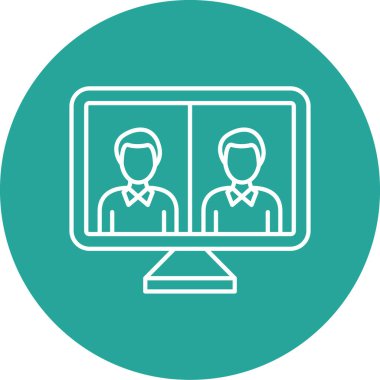 İnsan simgesinin vektör illüstrasyonu