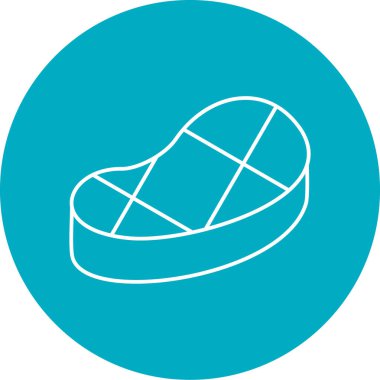 Gıda simgesinin vektör illüstrasyonu