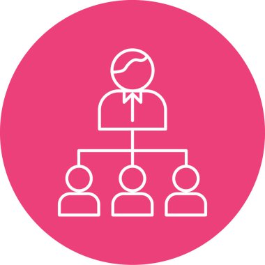 İş insanları simgesinin vektör illüstrasyonu