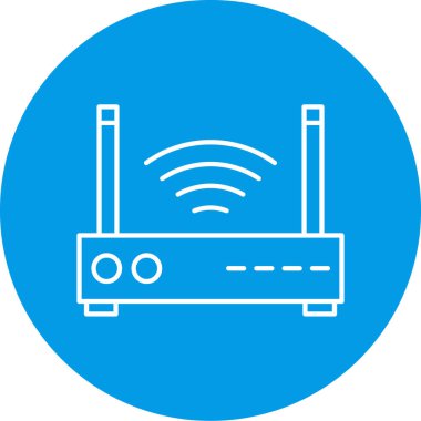 Yönlendirici simgesinin vektör illüstrasyonu