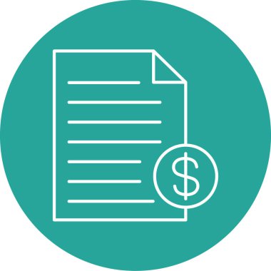 İş simgesinin vektör illüstrasyonu