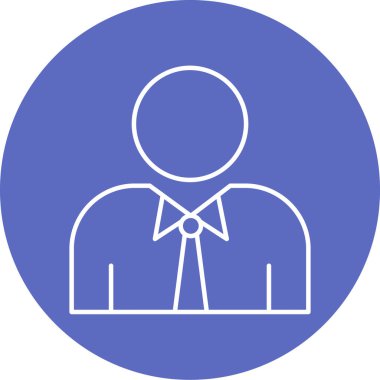 İnsan simgesinin vektör illüstrasyonu