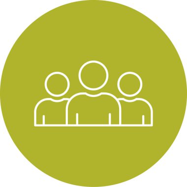 İnsan simgesinin vektör illüstrasyonu