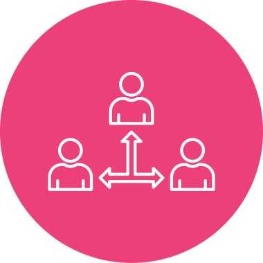 İnsan simgesinin vektör illüstrasyonu